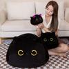 Cat Ball Black Plush Toy Cartoon Stuffed Doll Bedroom Decorations Kids Gift