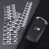 4tk Automaatse rooliratta kaunistus Kesk-rummukate embleem DIY kleebis BMW 1 3 5 seeriale M M3 M2 M6 F01 F20 F10 F13 E52 E53 E60