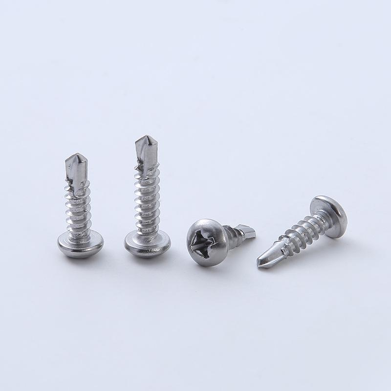 410 Stainless Steel Round Pan Head Self-Drilling Screws