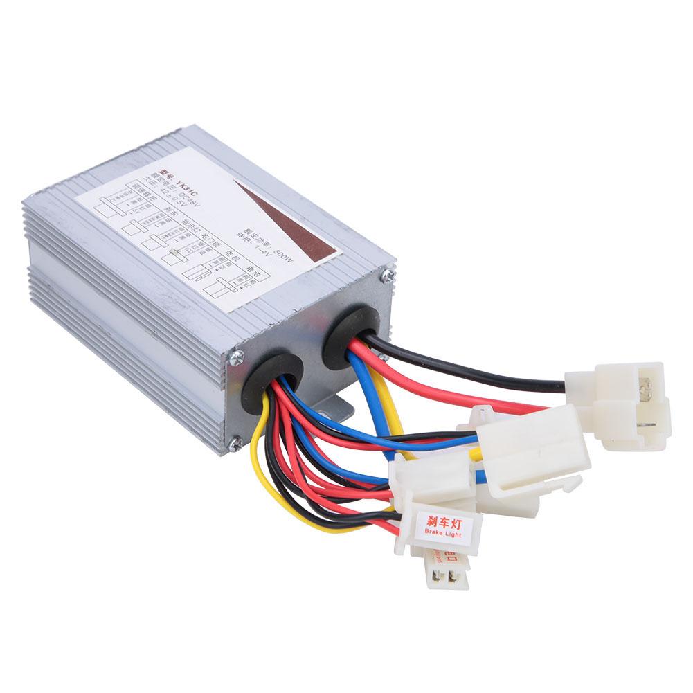 48V 800W Electric Brush Motor Controller DC Motor Speed Control for Electric Vehicle Scooter