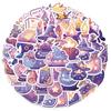 50PCS Magical Potion Stickers Exquisite Purple Account Phone Case Laptop Luggage Bottle Waterproof Stickers