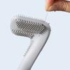 Golf Long Handled Silicone Toilet Brushes With Holder Set  No Dead Corner Toilet Cleaning Brush Bathroom Cleaning Acssories