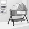 Baby bedside bed, newborn bed, connector, large crib, children's bed, multifunctional removable folding bed