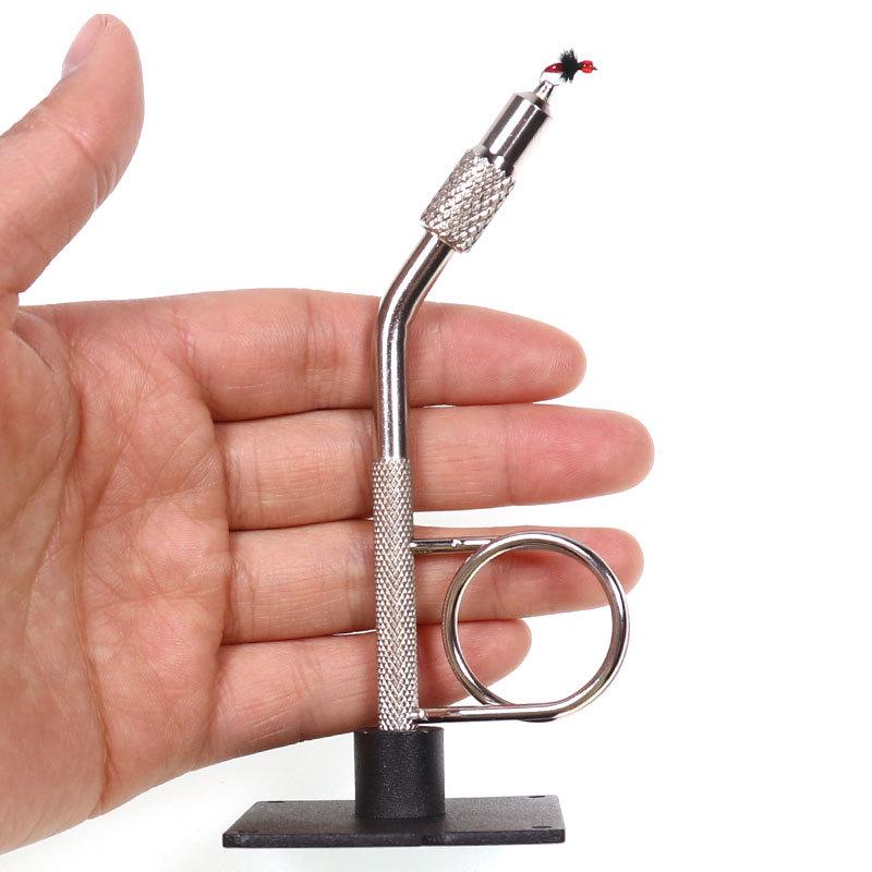 Zangenartiger Fliegenbindestock & Drehbarer Werkzeugsatz für Köder