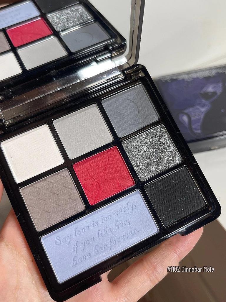 DKL 2023 New Year Limited Edition Matte Cinnabar Mole Eyeshadow Palette - Earthy Red & Smoky Spicy Cool Tones