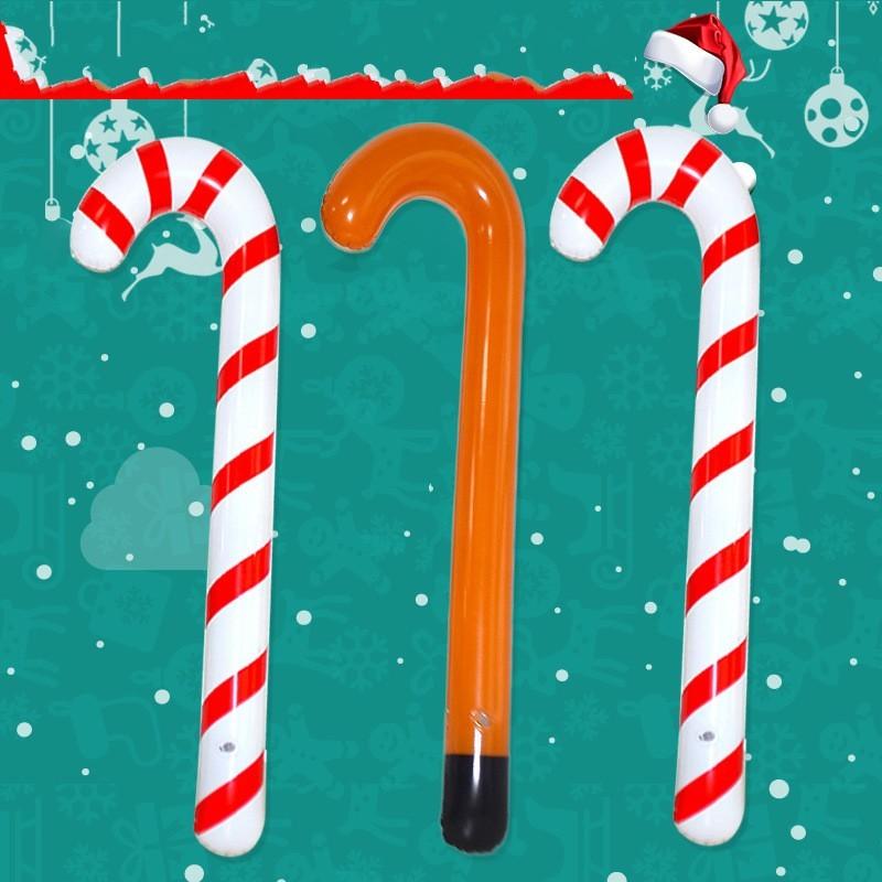1pcs Christmas Inflatable Candy Canes Balloons