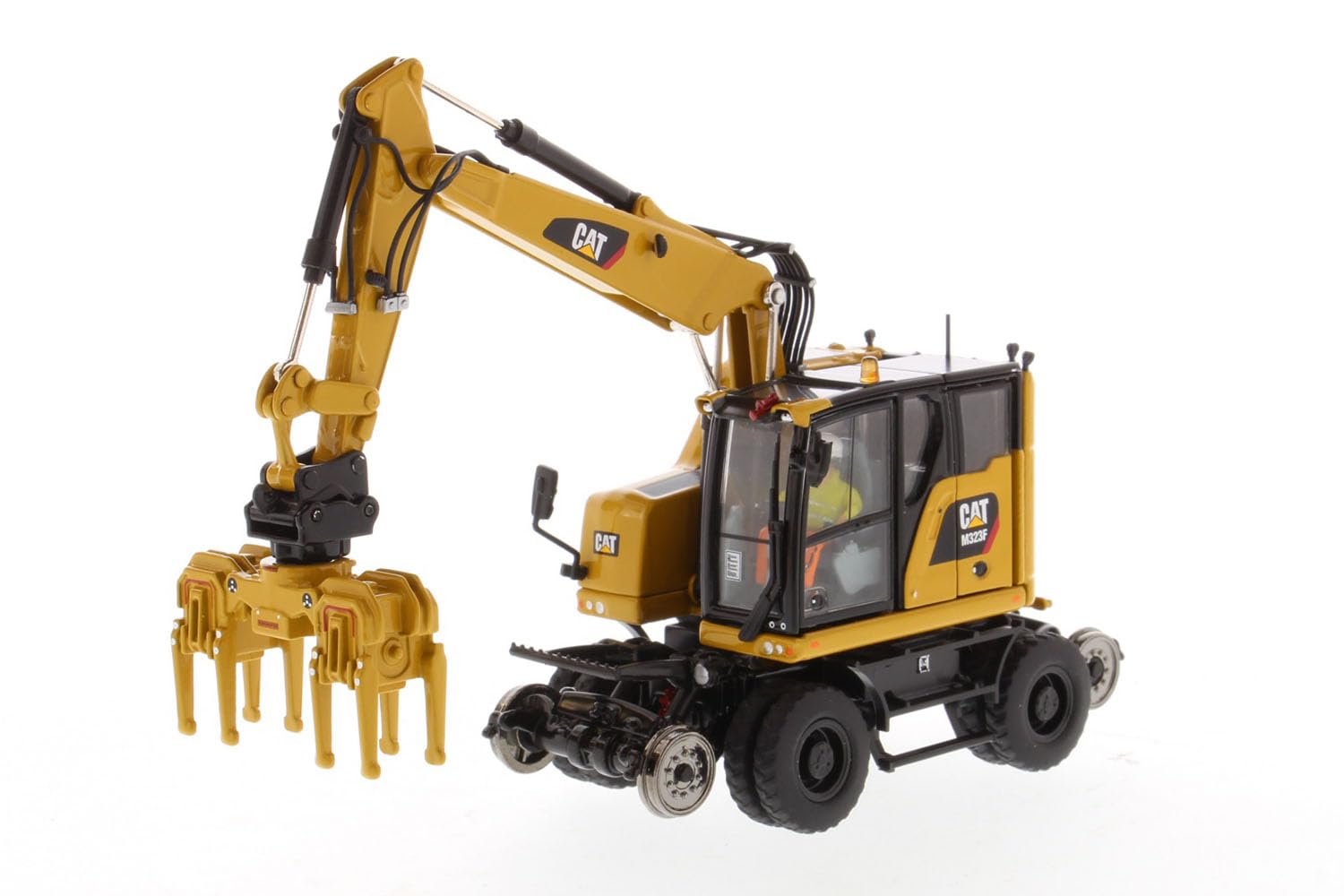 

Колесный гидравлический экскаватор серии Highline CAT M323F 1/50 жёлтый