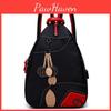 Yogodlns Stitching Vintage Shoulder Leaf Bag Backpack Multifunction Chest Women Leather Backpacks