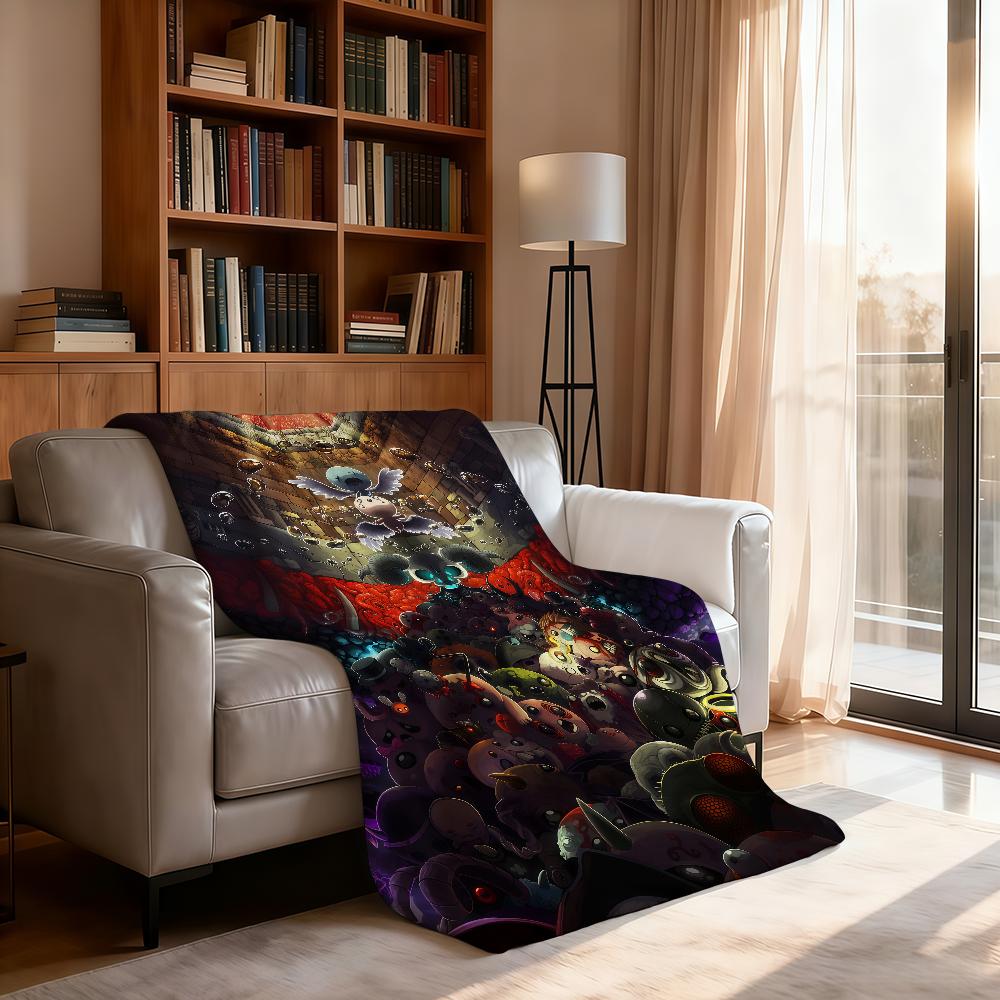 Game T-The B-BindingS of I-IsaaC-C Blanket Soft Throw Blanket for Home Bedroom Bed Sofa Picnic Travel Office Rest Blanket Gift