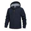 Men's Solid Color Outdoor Mountaineering Waterproof Windproof Fleece Jacket Outdoor Jacket