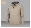 Herren einfarbige Kapuzenjacke: Winddicht, Wasserdicht, Lässige Outdoor-Dünnwindjacke für Frühling, Herbst, Winter