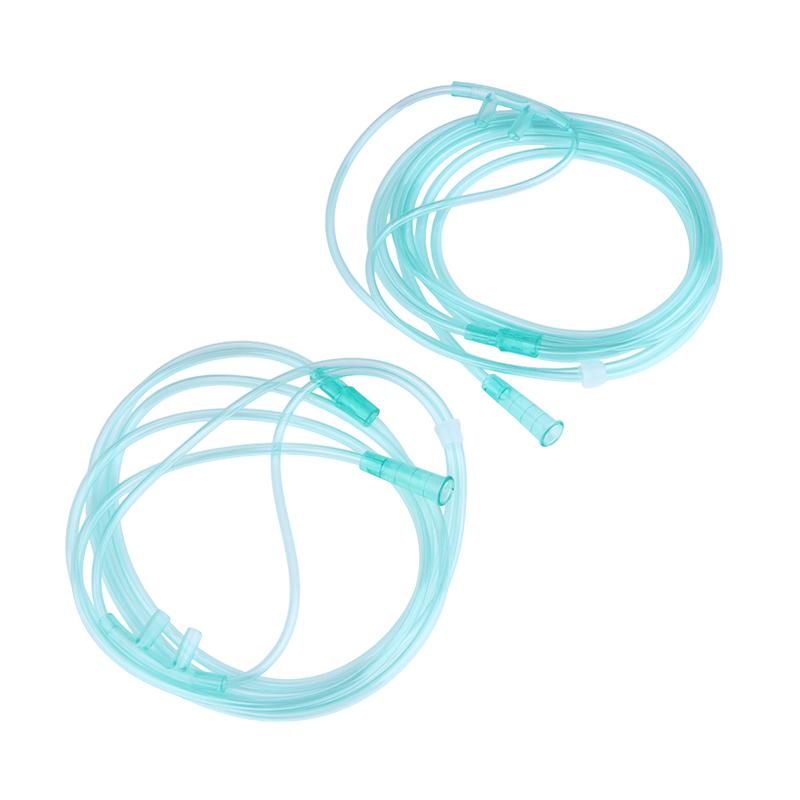 5Pcs 1.5M/2M Disposable Oxygen Cannulas Nasal Cannula Soft Nasal Oxygen Tubing O2 Cannula For Adults Medical Pipe Home Tube