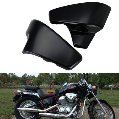 !HEISS! Motorrad Batterie Seitenabdeckung für Honda VLX 600 1999-2008 Passend für VT 600 C CD Shadow VLX Deluxe 1999-2007