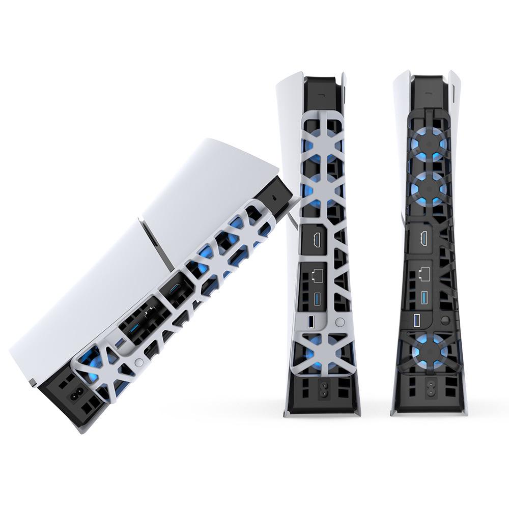 PS5 Slim Console Cooling Fan with Blue Rear Light (TP5-3538)