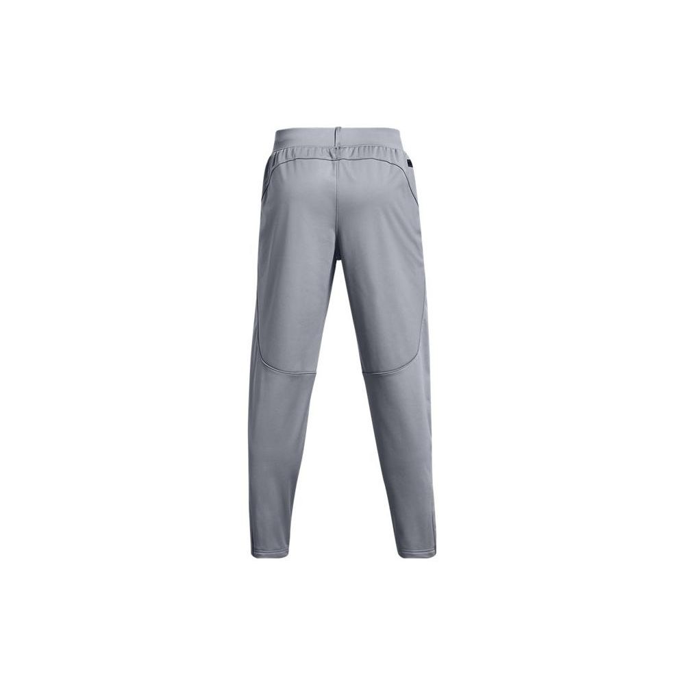 Under Armour Unstoppable Solid Color Elastic Waist Straight Leg Training Knit Pants Men Pants Gray 1379804-035