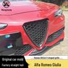 Bandeau de calandre style V en fibre de carbone pour Alfa Romeo Giulia Quadrifoglio