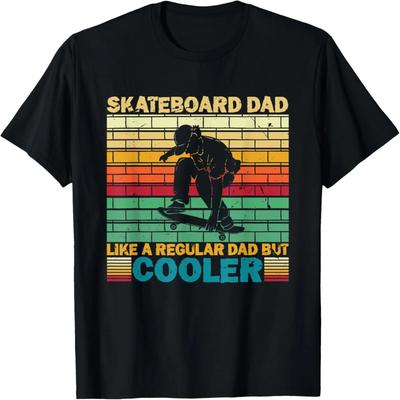 Vintage Skateboard Papa Skaten Papa Vatertags-T-Shirt