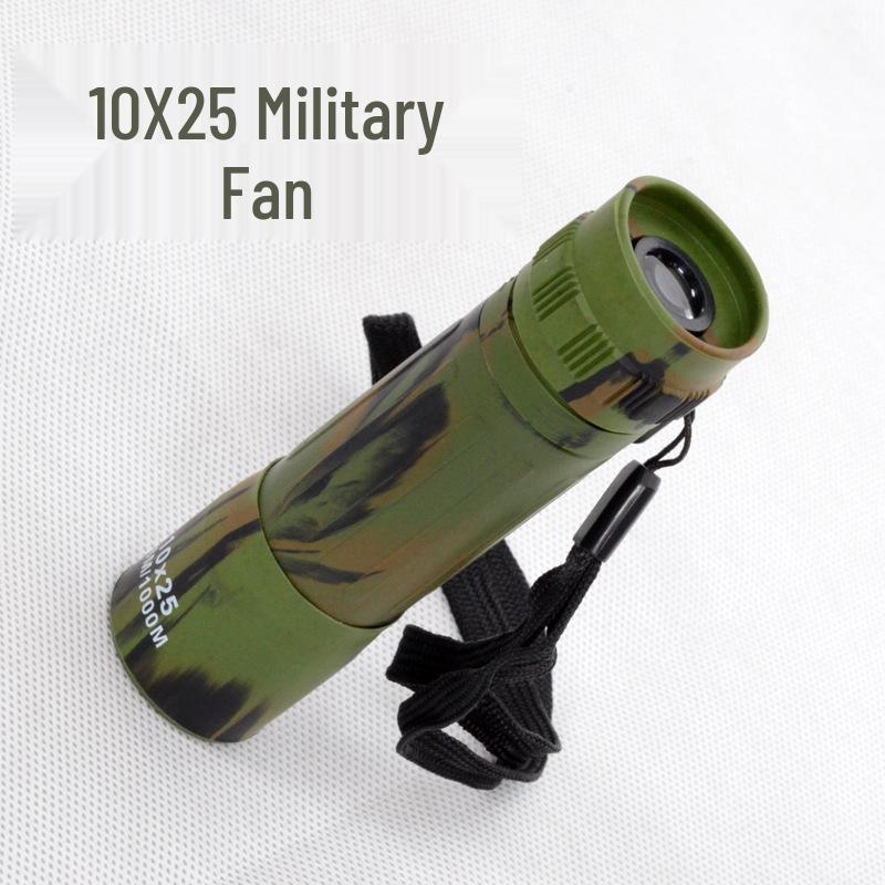 10X25 High Definition Camouflage Monocular for Outdoor Use