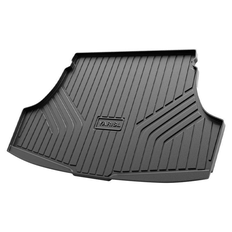 Toyota Yaris L Rear Trunk Mat - TPE Interior Modification Accessory
