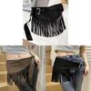 Vintage Western Leren Franje Tailleband Voor Dames Lente Zomer Straatmode