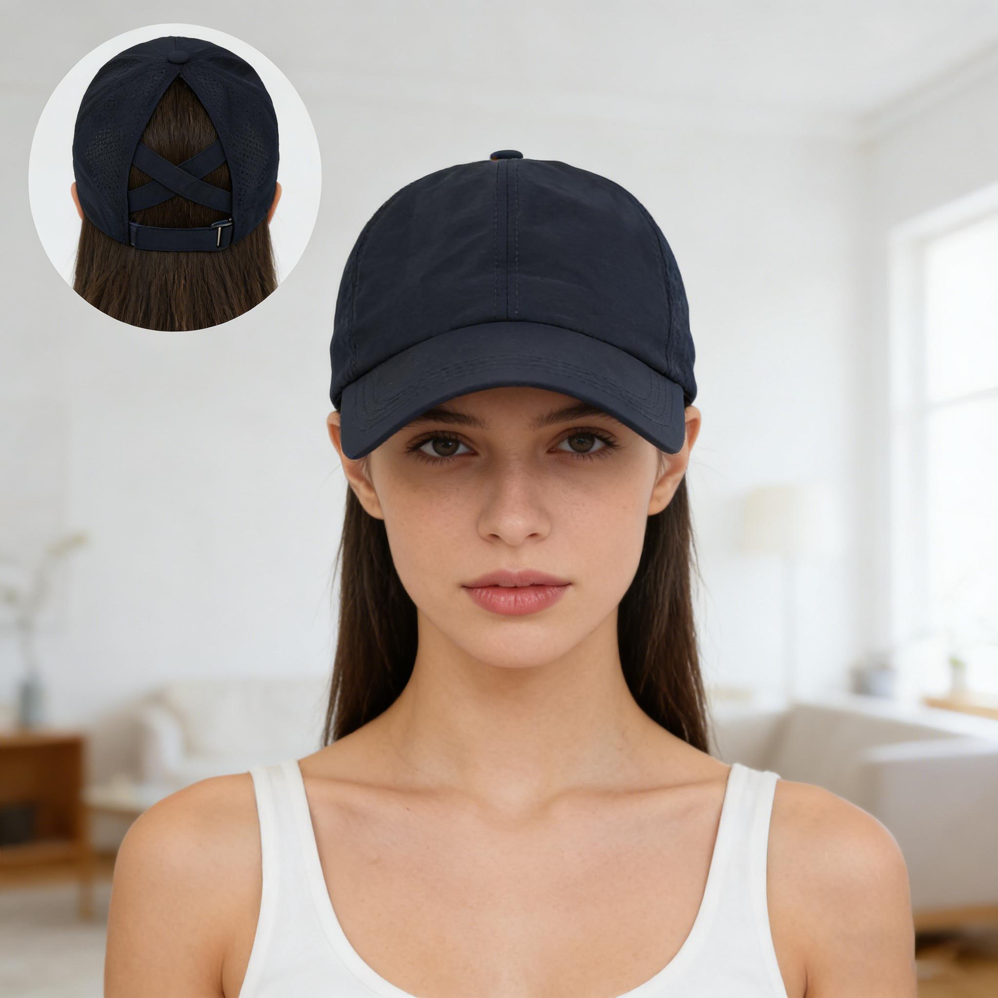 

A High Ponytail Baseball Cap For Women S Outdoor Sports, A Light, Quick-Drying, Breathable Mesh Baseball Cap, And A Sunshade And