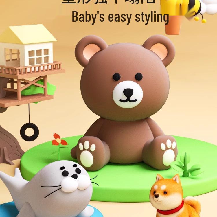 Food-Grade Crystal Clay for Kids' DIY Pottery - Safe, Non-Toxic Plasticine for Elementary & Kindergarten