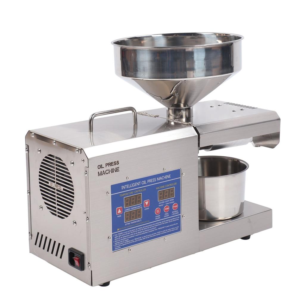 Commercial Oil Press Machine Cold Hot Press Stainless Steel Automatic Extractor Oil Press Expeller