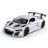 1:24 R8 LMS GT2 Racing Car Alloy Car Model Diecast Metal Toy Car Model Sound and Light Collection Kids Gift