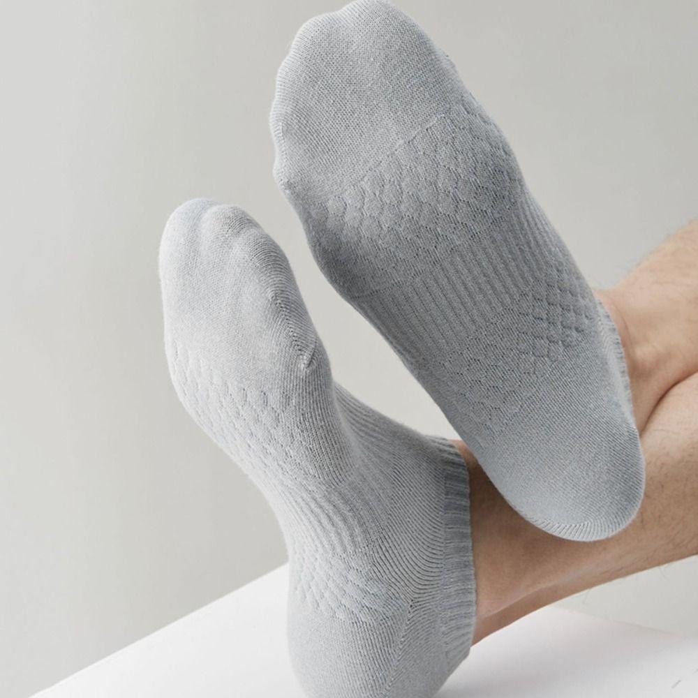 

5 pairs Thin Men Boat Socks Cotton sports socks Casual Men Ankle Socks Student