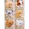 Walking Intelligent Robot Dog Toy Electric Simulation Dog Rabbit Plush Toy Teddy Children