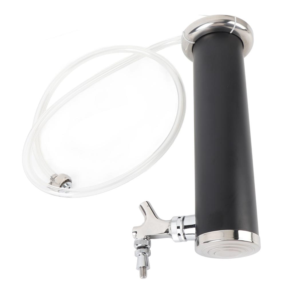 Single Tap Stainless Steel Draft Beer Tower 3 Inch Column Draft Beer Tower Dispenser Kit for