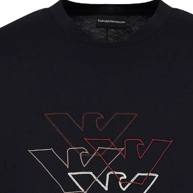Emporio Armani Logo-print Cotton T-shirt 6R1T74-1JPZZ-101L0