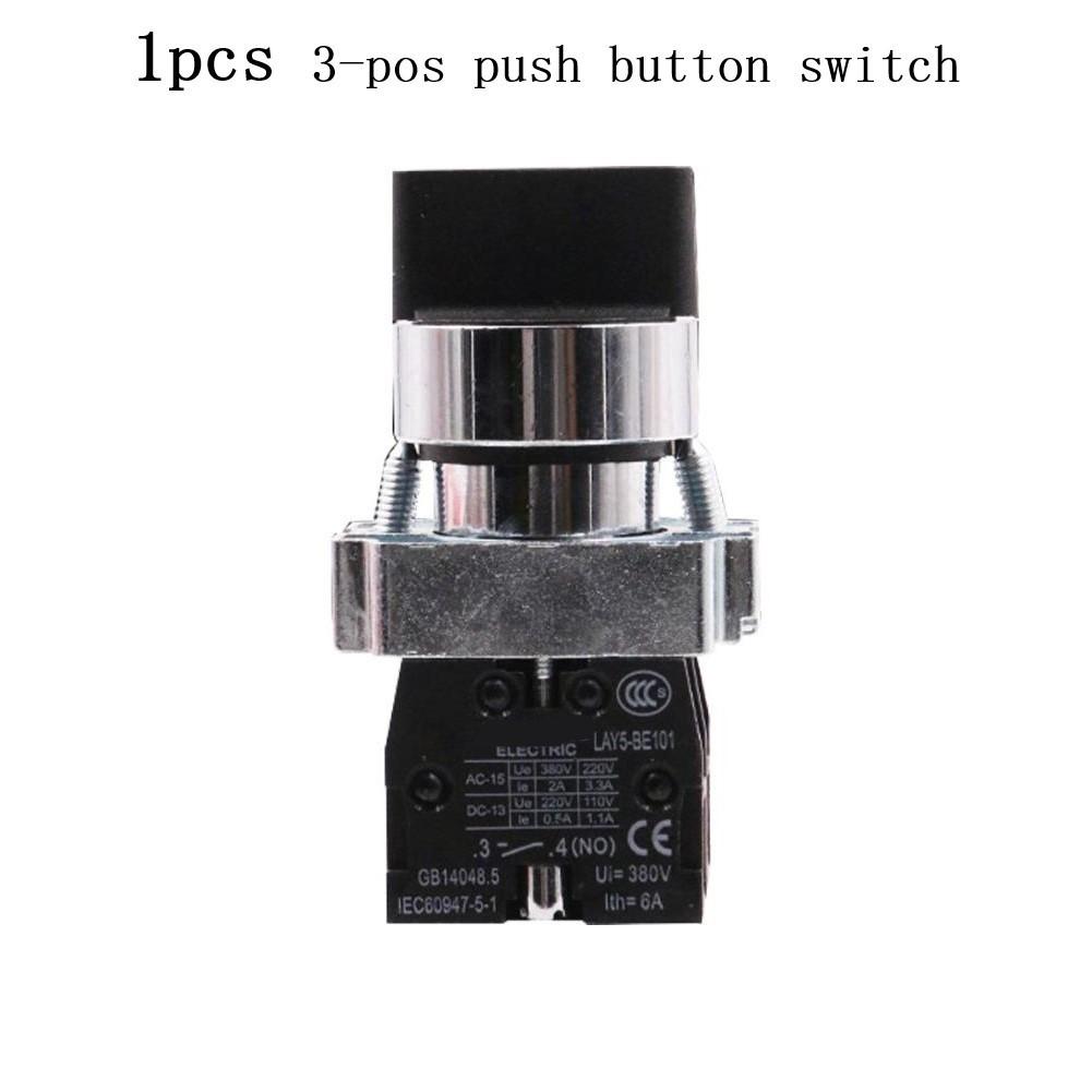 

1PCS 3 Gear Rotary Selector Control Panel Mount Cam Switch Two Normally Open