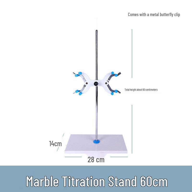Iron Butterfly Burette Stand with Double-Sided Clip