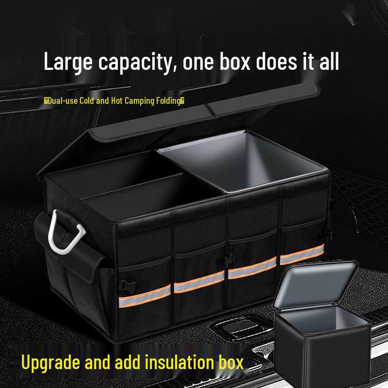 Foldable Car Trunk Organizer Box for Outdoor Use
