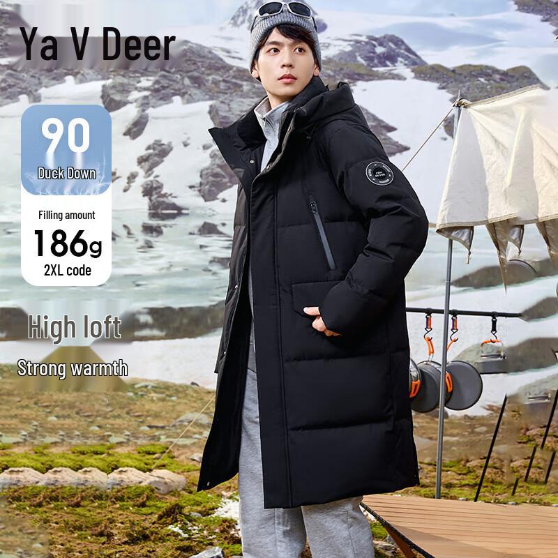 Yalu Women s Long Winter Hooded Down Parka XL