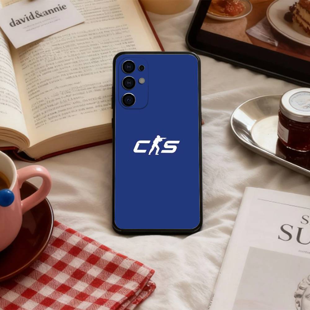 G-Game C-CS2 C-Counter S-Strikes Phone Case For Samsung S 25,24,23,22,30,21,10,9,Ultra,Plus,Lite,FE,4,5 G Soft Black Case