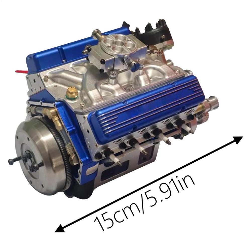 V8 Model Engine Resin Sculpture for Home Decor Resin Figurine Table Decor Home Decoration Sculpture Craft for Desk Bookshelf