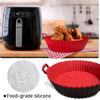 Air Fryer Silicone Liners Pot,8 inch Air Fryer Basket Liners, Silicone Baking Tray Pots for 3 to 5 Qt for Air fryer Oven Reble Baking Tray Oven
