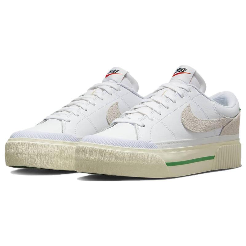 Nike Court Legacy White Stadium Green Women's  Sneakers  FJ5483-100