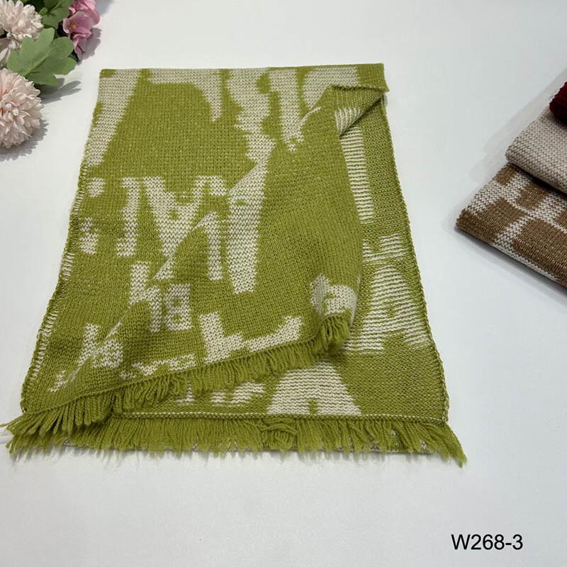 G·TENNA NX-W268 Women's Letter Wool Scarf