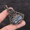 Montana Agate Pendant Copper Wire Wrapped Pendant Decent Jewelry Gemstone Pendant Handmade Copper Jewelry Ethnic Style Pendant Gift For Him