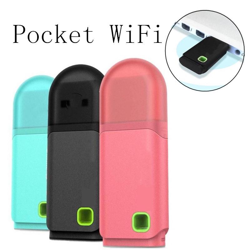 Buy 3 Colors Tablet PC Portable USB Wireless Router Mini Pocket WiFi at ...