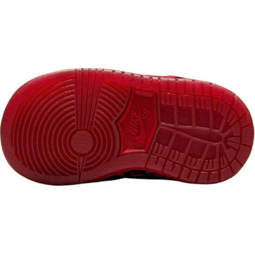 The Wizard of Oz X Nike Dunk Low SB TD Poppy Field Baby Sneakers Red Varsity-Red University-Gold FZ1237-600