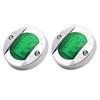 2 Pcs Red Green LED Boat Navigation Light 12V IP68 Waterproof Sailing Signal Lamps Marine Yacht Warning Light