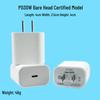 Compatible with Apple 20W/30W PD Charger: Certified Fast Charging Cable & Charging Head Set