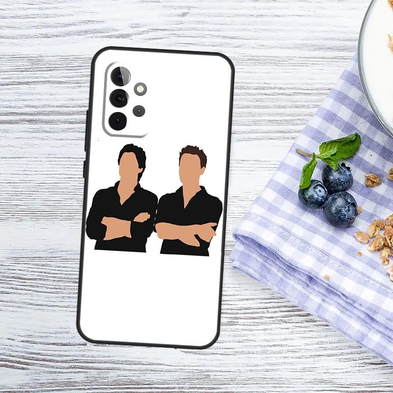 Damon and Stefan Vampire Diaries Case For Samsung Galaxy A54 A34 A14 A13 A33 A53 A12 A32 A52 A71 A51 A15 A25 A55 A35 Cover