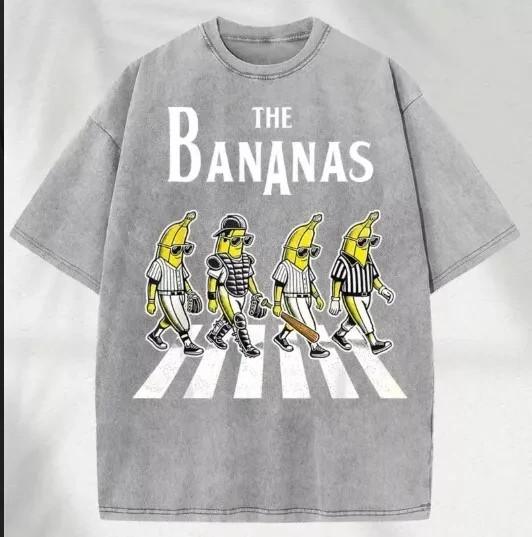 New Savannah Bananas Baseball Sport Gray Unisex T-Shirt US1269 Unisex T-Shirt XXXL