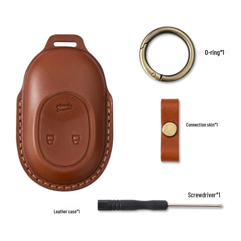 Cowhide Protective Key Case for NIO ES6, ES8, EC6, ET5, ET7, ES7/EC7 Models.