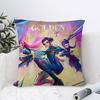 Kpop DDemon HHunters Pillowcase toon Gift Cushion Cover Bedroom Home Sofa Chair Seat Decor pillow case